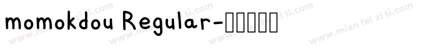 momokdou Regular字体转换